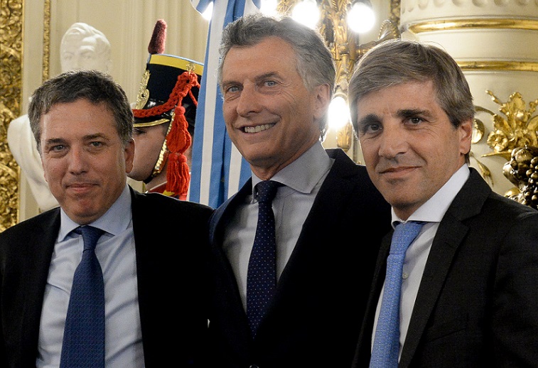 Mauricio Macri y sus ministros 