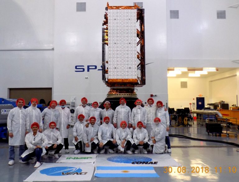 El SAOCOM 1A entra en la cuenta regresiva para su lanzamiento al espacio