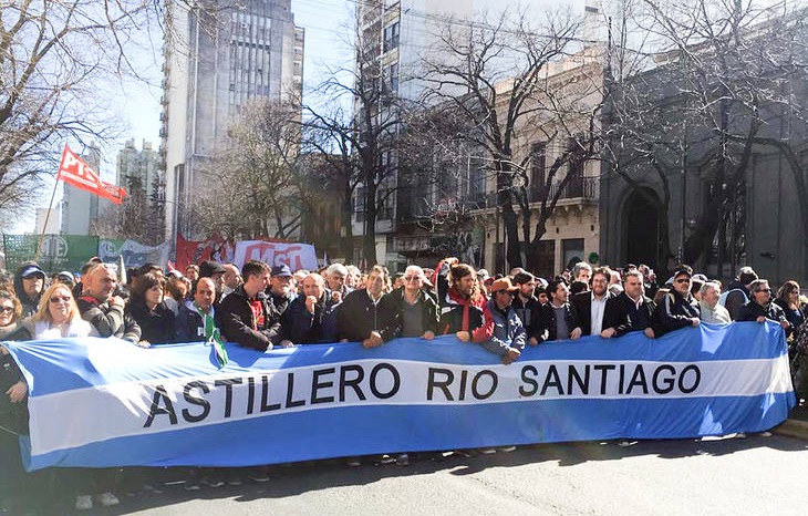 Astilleros Río Santiago, ocupado por sus trabajadores