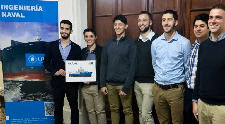 Estudiantes argentinos de Ingeniería Naval ganan un concurso internacional de diseño