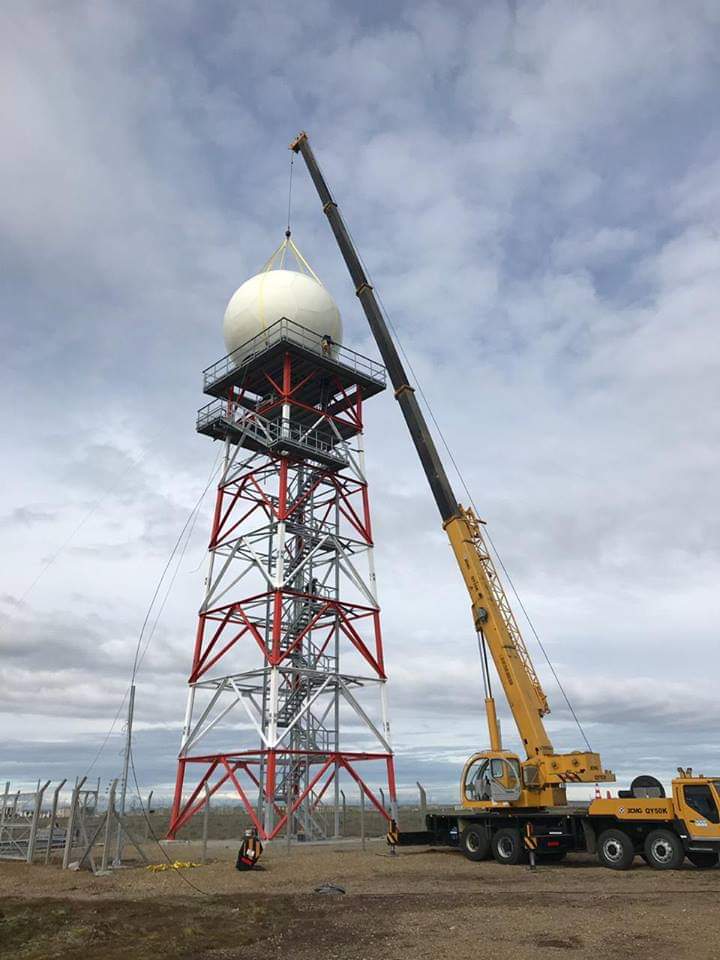 INVAP instaló el radar meteorológico más austral del mundo