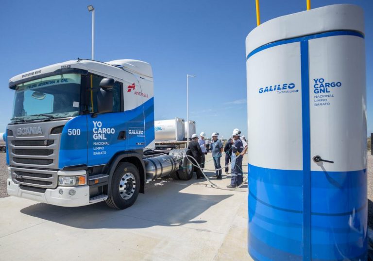 Ya circulan en Argentina camiones que usan un nuevo combustible: GNL