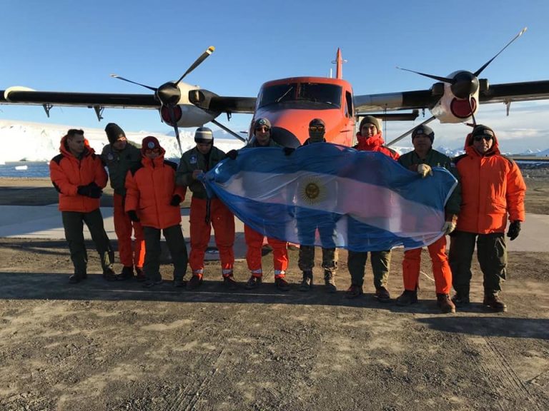 La Fuerza Aérea unió Marambio con Belgrano II, la base argentina más austral de la Antártida