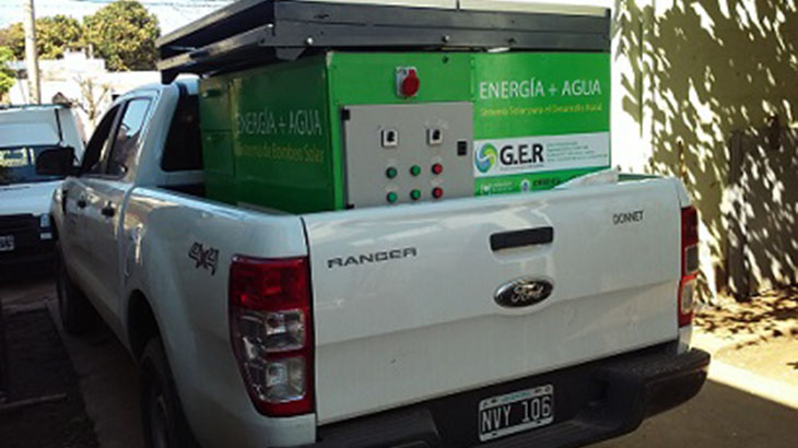 Agua potable con energía del sol para la agricultura familiar en el Nordeste argentino
