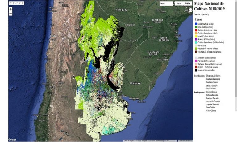 El INTA presenta el primer mapa nacional de cultivos extensivos