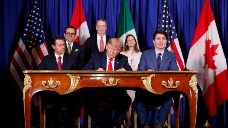 Trump logró que el Senado apruebe su nuevo acuerdo con México y Canadá