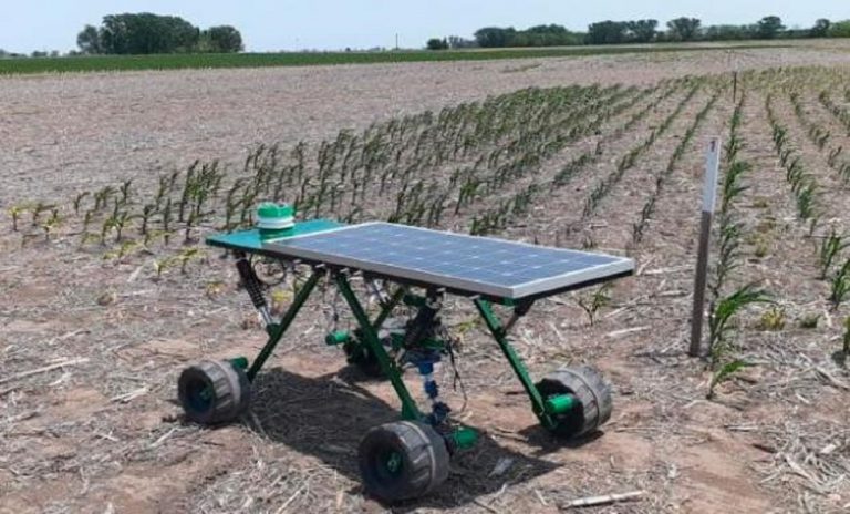 Desarrollo de técnicos rosarinos: un robot a energía solar, para control de malezas