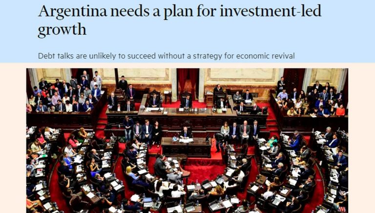 Un plan de crecimiento argentino, y los acreedores