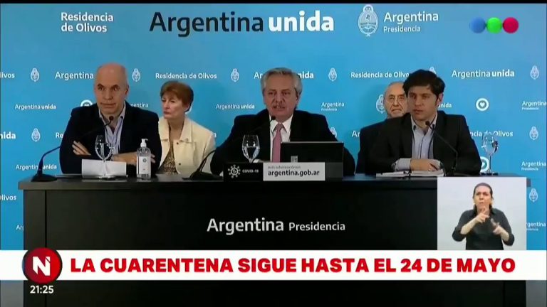 Alberto Fernández «Toda la Argentina salvo Capital y Gran Buenos Aires entra en la fase 4»