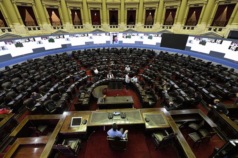 Las primeras sesiones virtuales del Senado y de Diputados