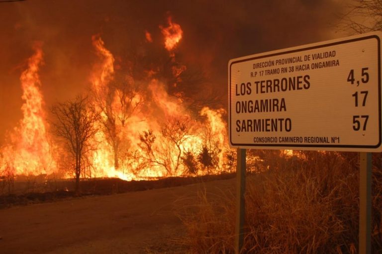 Los incendios en Córdoba: imágenes de la CONAE