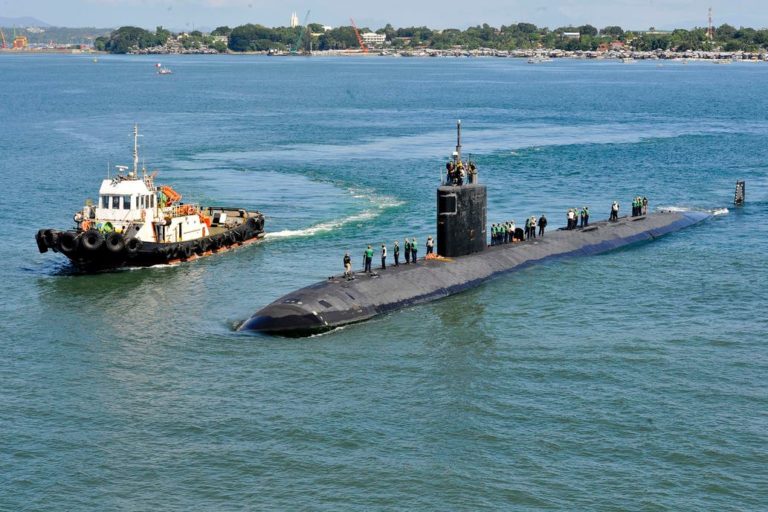 Características del submarino nuclear Greeneville, y el significado de su presencia