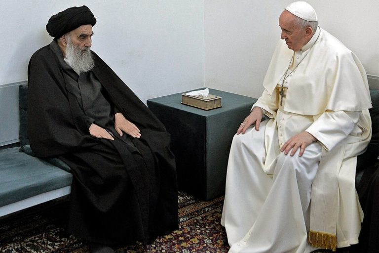 La reunión del Papa Francisco con el Gran Ayatollah Al-Sistani