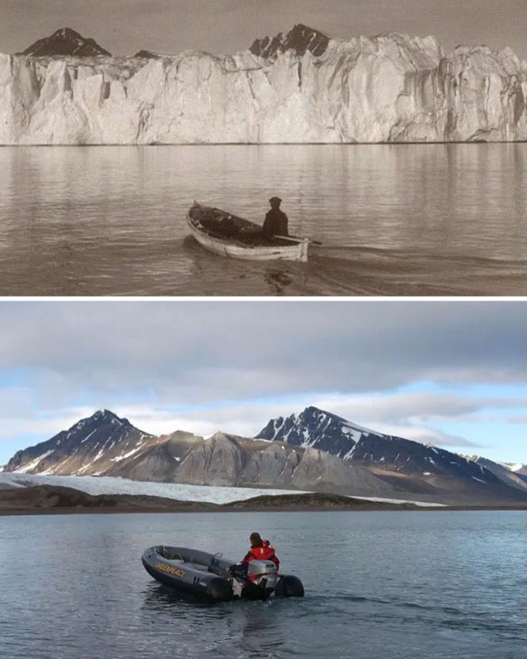 Calentamiento global. Un lugar en el Ártico, 100 años después