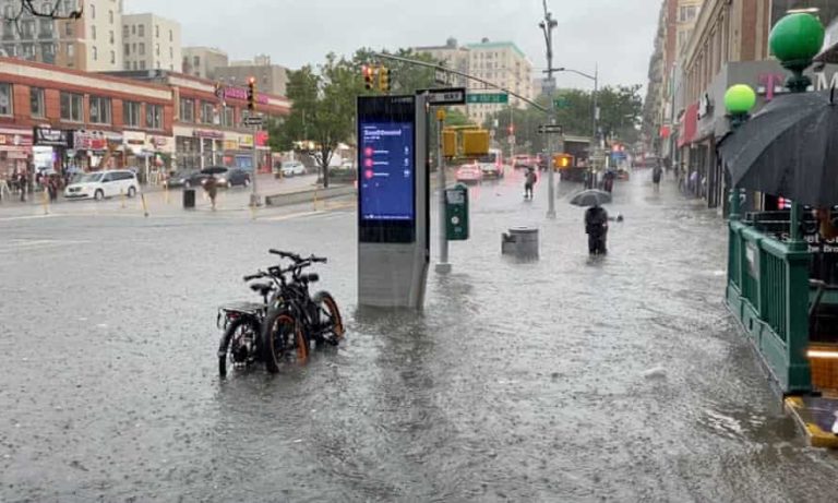 La 1ra. alarma por inundaciones repentinas en la Ciudad de Nueva York