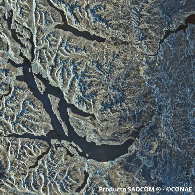 Imágenes para guardar: Bosque Andino Patagónico, tomada por el satélite SAOCOM