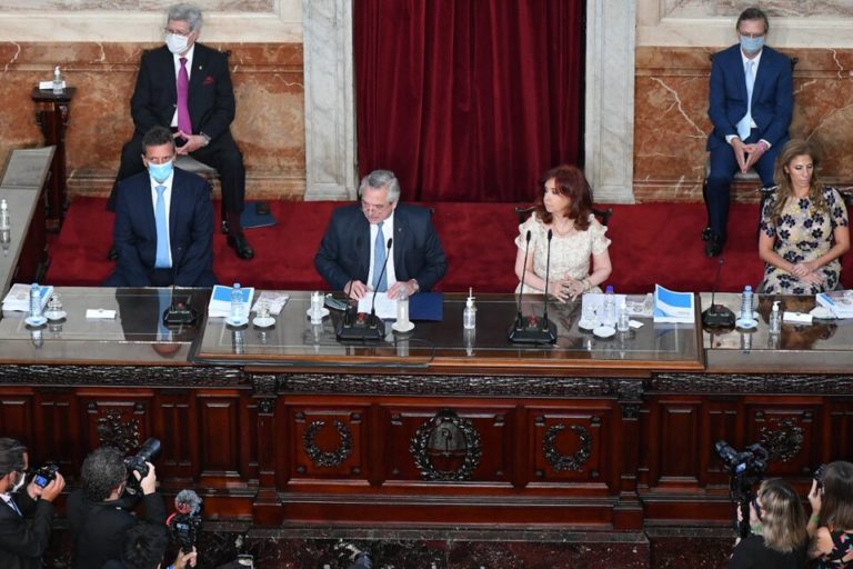 Hoy, 1° de marzo a las 12 hs. el presidente Alberto Fernández abre las sesiones del Congreso Nacional