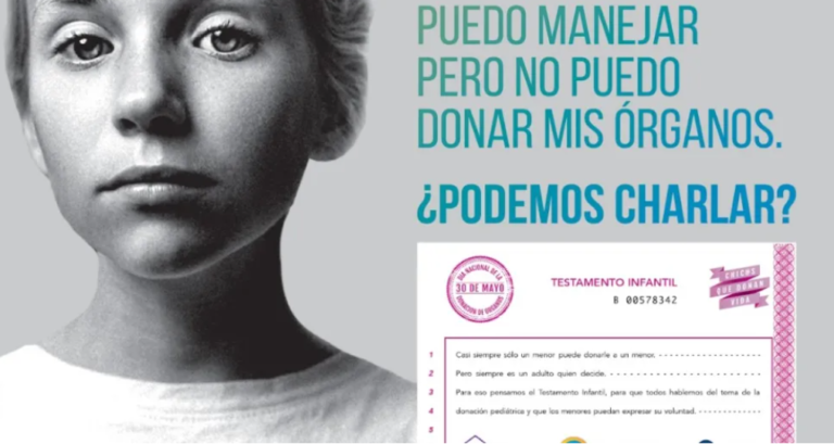 Lanzan una campaña para aumentar la donación pediátrica de órganos