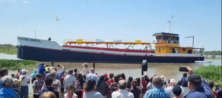 Zarpa el primer barco arenero con motores eléctricos de la Argentina