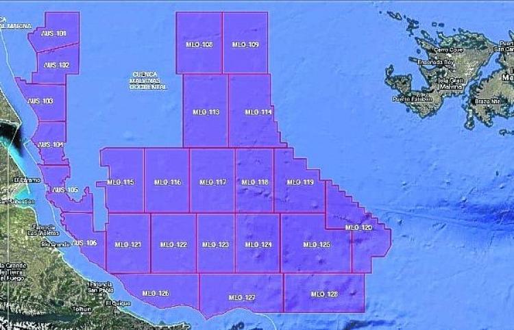 Autorizan prórroga de exploración «offshore» en un área de la Cuenca Malvinas Oeste
