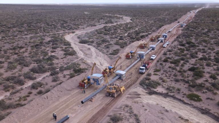 Techint y Sacde realizaron las primeras pruebas hidráulicas del gasoducto Néstor Kirchner
