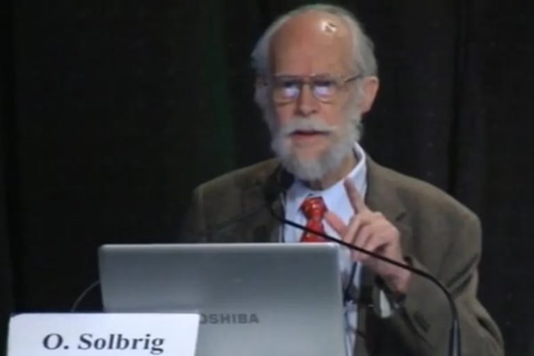 Murió Otto Solbrig, el ecólogo argentino que marcó una época en las técnicas agrícolas