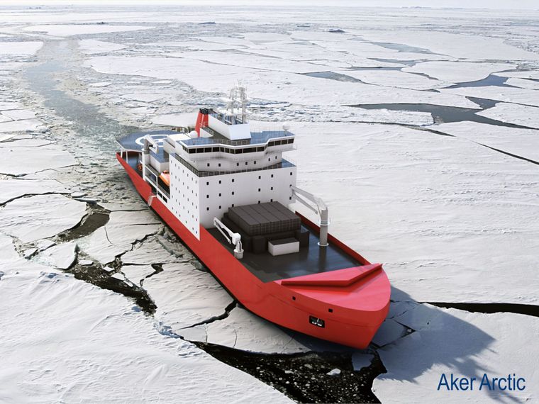 Argentina negocia con Finlandia la contrucción del buque antartico