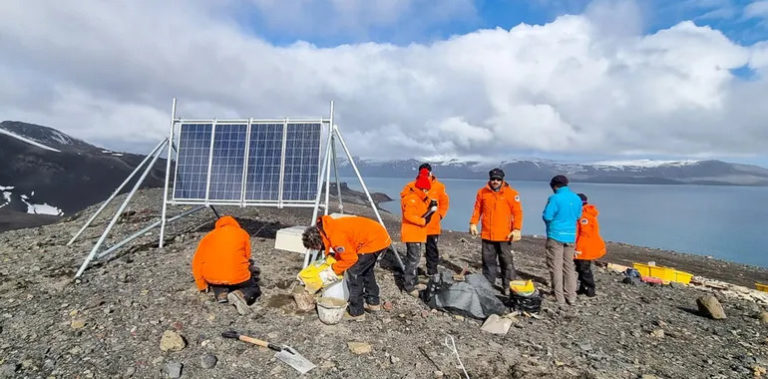 La provincia de Neuquén aporto en investigación de Vulcanología en la Antártida