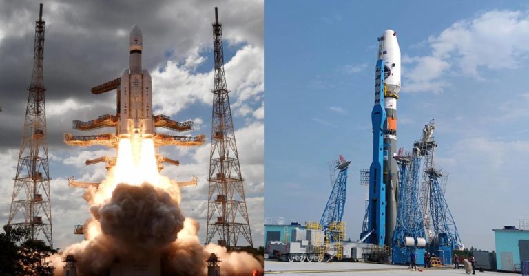 Rusia e India lanzan dos misiones para llegar este mes al polo sur de la Luna