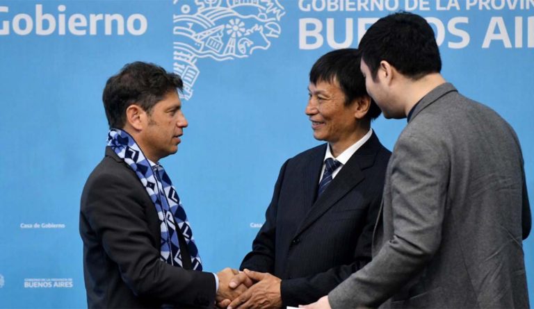 Kicillof anuncio la inversion de una empresa china en el puerto de Bahia Blanca y agrego «seria criminal romper relaciones»