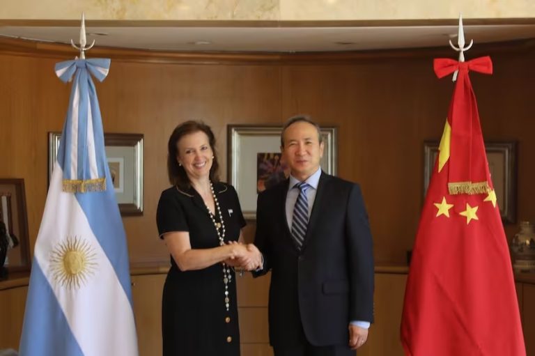 La Canciller se reunió con el embajador chino para confirmar la posición argentina sobre Taiwan