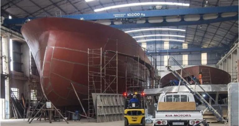 En el Astillero SPI de Mar del Plata se inicia la construcción de dos buques pesqueros