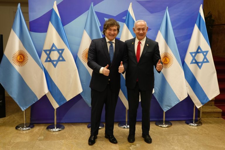 Milei avanzó en un acuerdo estratégico con Israel