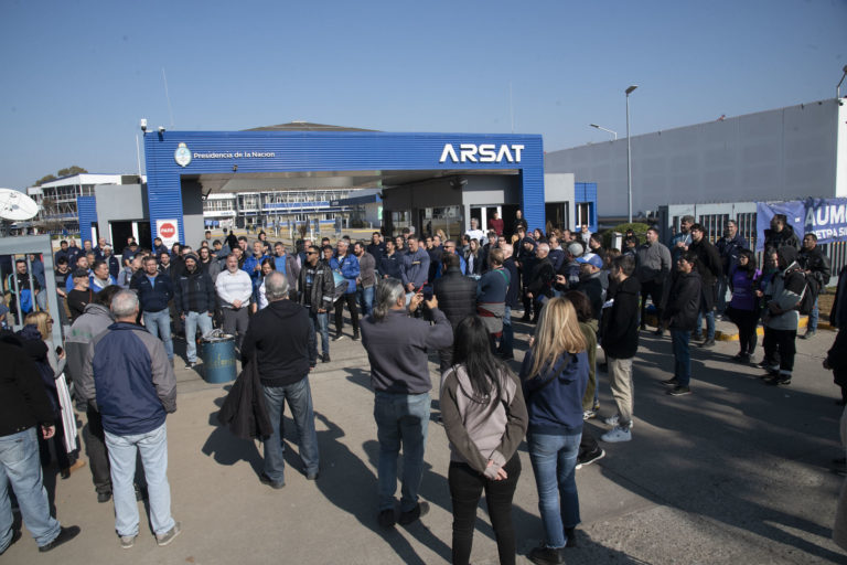 Hoy viernes: paro en ARSAT. Por salarios y desmantelamiento de proyectos estratégicos