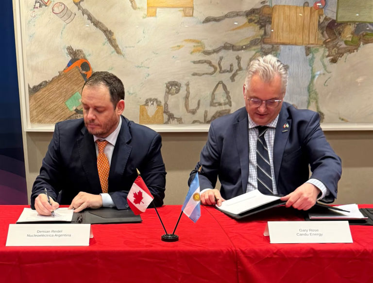 Nucleoeléctrica acuerda con Candu Energy. Prestará servicios de ingeniería en el exterior