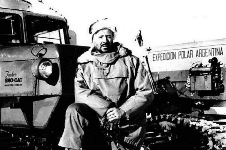 A 60 años que Jorge Leal llevó la bandera argentina al Polo Sur