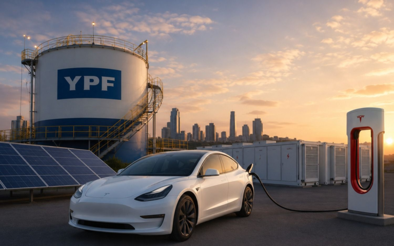 YPF y Tesla, la empresa automotriz de Elon Musk, acuerdan explorar posible colaboración