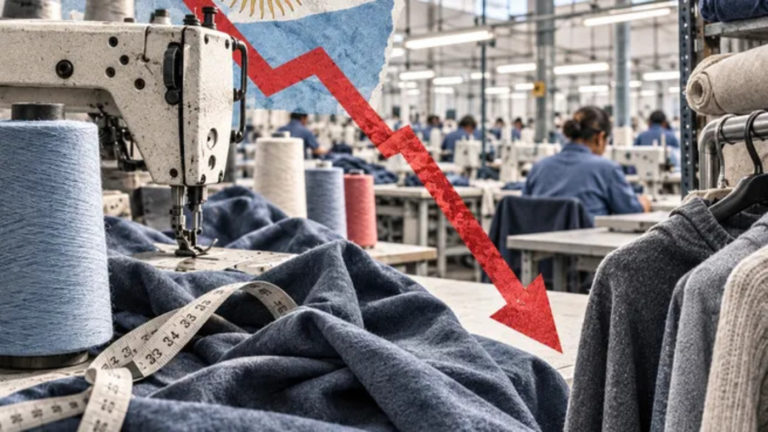Industria textil: la producción cayó 24% en el semestre y se perdieron 27 mil empleos desde 2023
