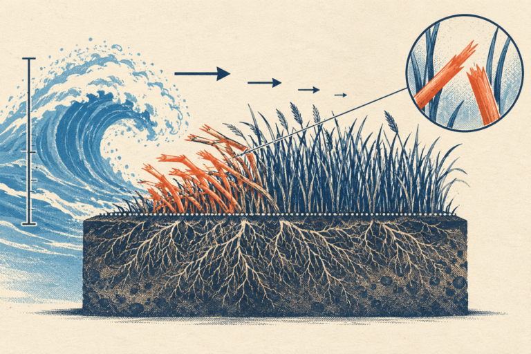 CIENCIA BREVE: Las marismas frenan las olas de tormenta, hasta cierto punto